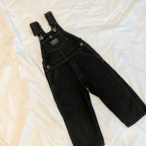 Vintage OshKosh B'Gosh Children's Black Overalls